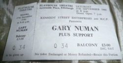 Edinburgh Ticket 1980